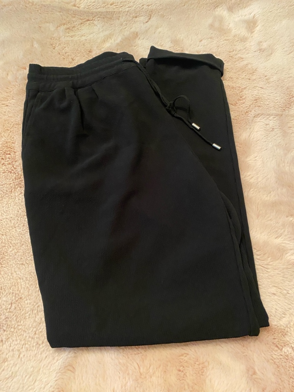 Zara Black Women's Drawstring Trousers